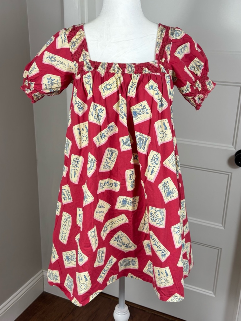 Compania Fantastica Aloha Babydoll Mini Dress Size XS